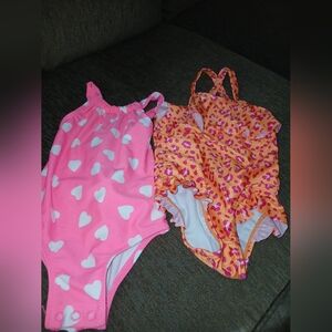 Toddler Girl Swimsuit Lot